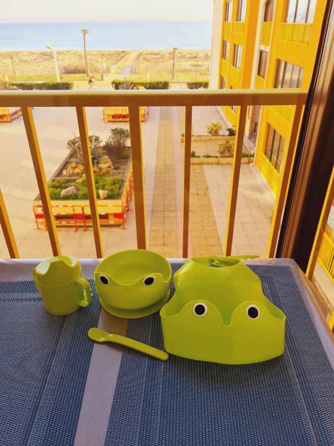 Appartement Vue Mer,Acces Direct Plage,Fibre,Clim,Parking Public Gratuit Le Barcares Ngoại thất bức ảnh