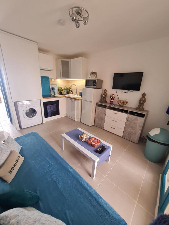 Appartement Vue Mer,Acces Direct Plage,Fibre,Clim,Parking Public Gratuit Le Barcares Ngoại thất bức ảnh