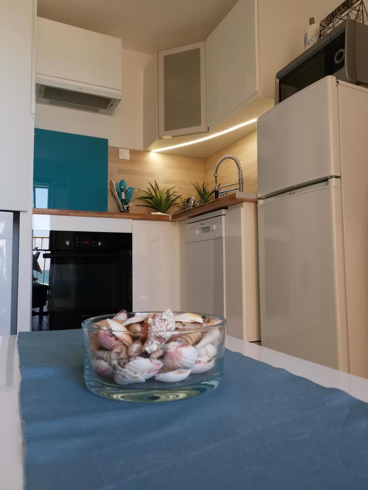 Appartement Vue Mer,Acces Direct Plage,Fibre,Clim,Parking Public Gratuit Le Barcares Ngoại thất bức ảnh