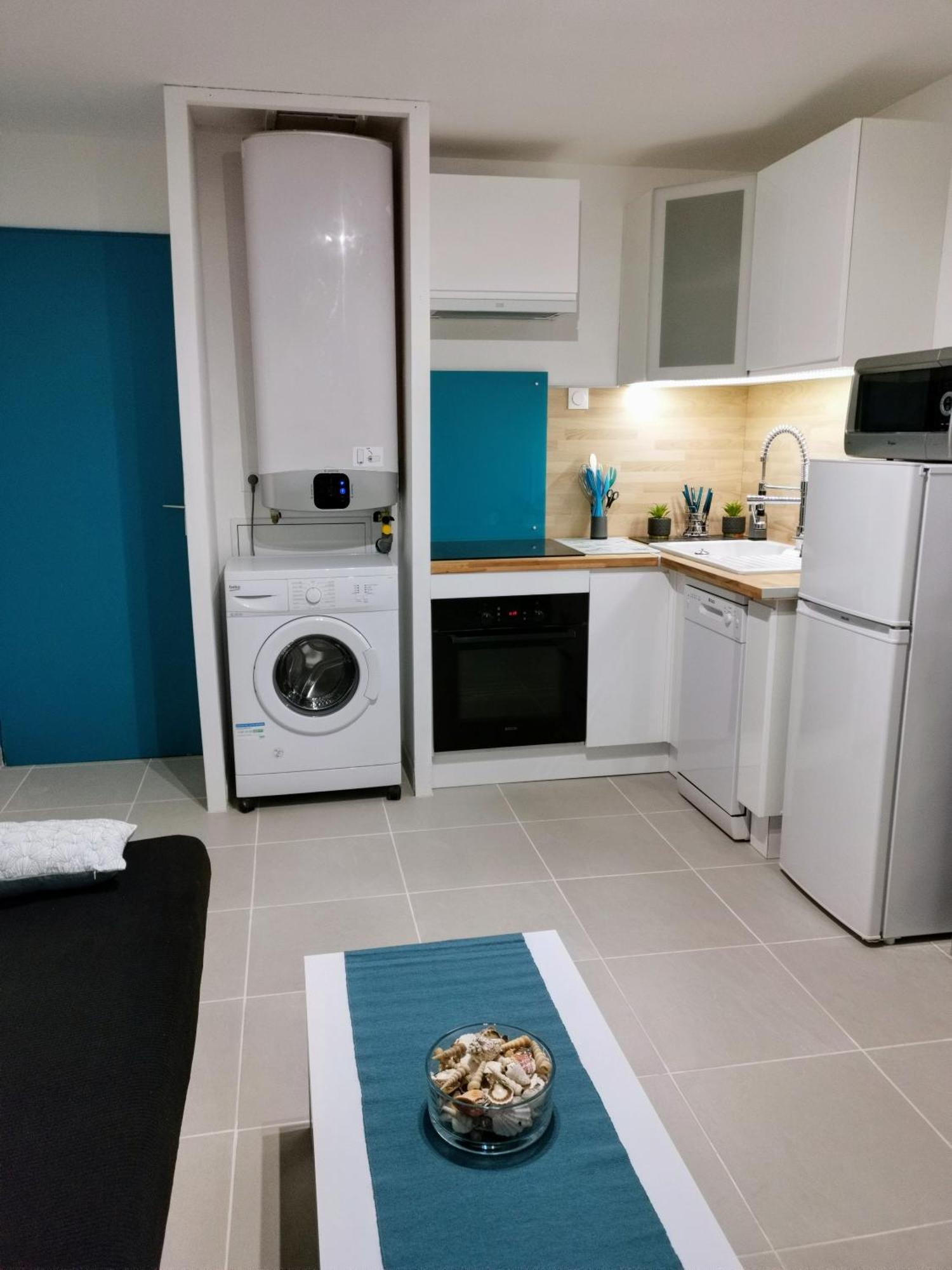 Appartement Vue Mer,Acces Direct Plage,Fibre,Clim,Parking Public Gratuit Le Barcares Ngoại thất bức ảnh